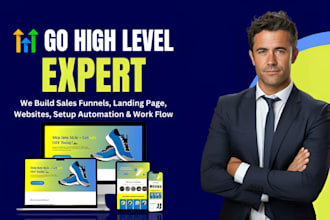 build gohighlevel website, automation,  a2p reg, whitelabel, gohighlevel expert