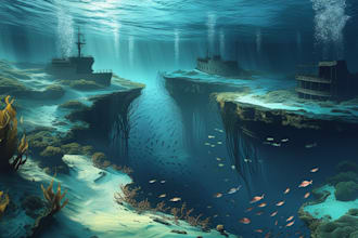 create an immersive roblox map with stunning underwater and urban realms