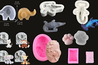 do 3d soap mold candle mold jewelry mold candy mold 3d silicone mold resin mold