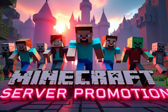 minecraft server promotion, server advertisement to get active players