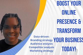 create a marketing strategy with SEO for brand growth