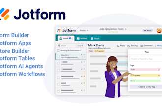 train jotform ai agent jotform app jotform workflow typeform google form zoho ai