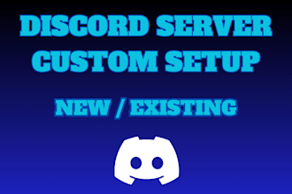 create, setup best custom discord server