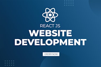 do website development as your front end web developer using react