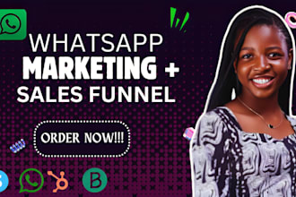 do whatsapp bulk sms marketing on brevo, gohighlevel, click funnel, systeme io