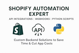automate your shopify store using API, webhooks, and python