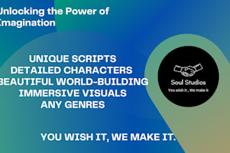 write professional anime script with detailed dialogues