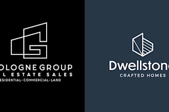 create a minimalist property, realtor, real estate, or construction logo