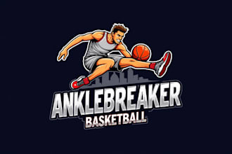 do man basketball logo design unlimited revision