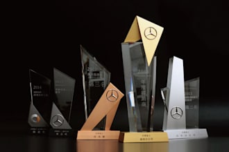 do 3d design 3d modeling 3d rendering for trophies medals awards 3d printing