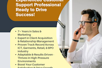 do client services role managing inbound and outbound calls, focusing on vendors