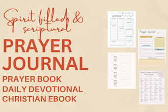 design prayer journal and format christian book ebook daily devotional devotion