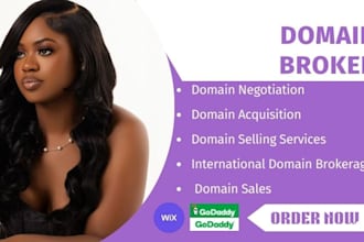 be your domain broker, domain manager, domain strategist