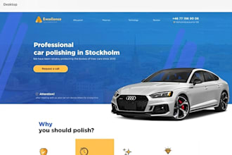 design wix car detailing website, wix car rental website, wix booking website