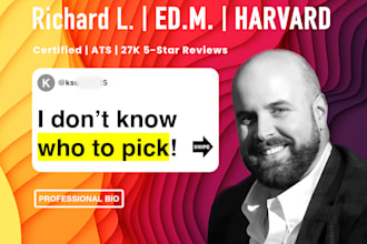 write your professional bio
