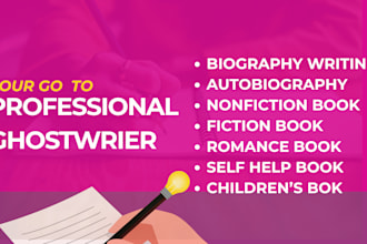 biography writer romance ebook ghoswrite nonfiction book  autobiography bio