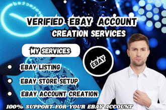 unsuspended ebay account creation, ebay store setup, ebay listing, uk us ebay