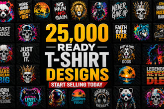 send bulk t shirt design for redbubble, zazzle and spreadshirt
