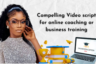 write a compelling video script for online coaching or business training
