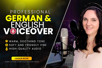record a warm and soft voice for your advertising
