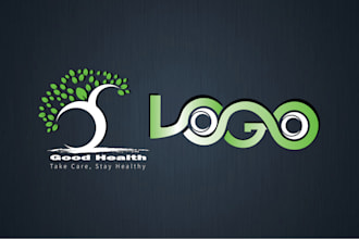 design natural eco health care agriculture logo