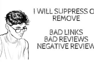 permanently remove bad news articles mugshots cases negative links on google