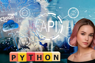do API integration, python code, cloud hosting, and bots with gui for you