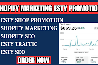 boost shopify sales funnel klaviyo esty store pinterest marketing SEO promotion
