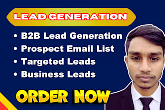 b2b lead generation, linkedin leads, prospect list building