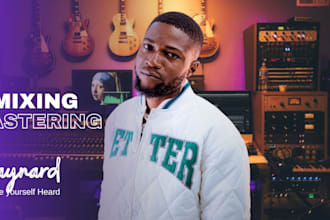 mix and master your songs and vocals