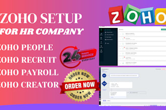 setup zoho people zoho recruit zoho books zoho sign zoho cliq zoho bigin