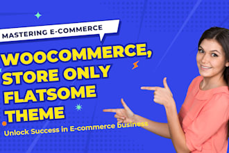 set up your woocommerce site with the flatsome UX builder