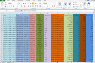 clean, format, split excel data