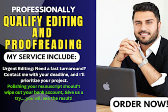 developmental edit and proofread your manuscript and format script essay