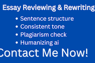 review and rewrite your essay