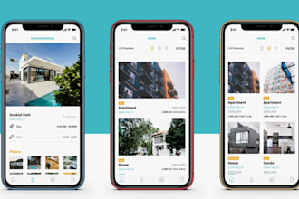 build real estate app hotel booking travel rental flight booking app and website