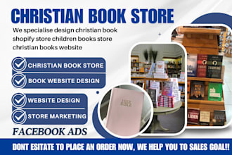 design christian book shopify store children books store christian books website