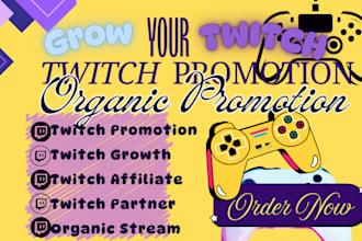 organically promote and bring live viewers to your twitch channel