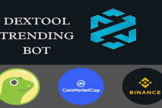 do dextool trending bot, cmc trending bot, dexscreener bot, poocoin bot, volume