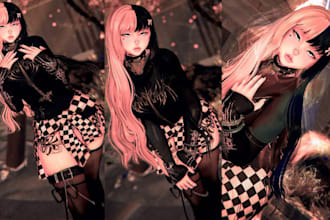 edit and retexture vrchat avatar 3d furry avatar anime avatar nsfw vrc character