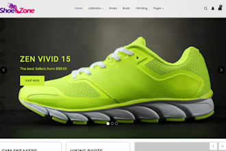 design 7 figure footwear shopify sneakers store shoe website jordan store
