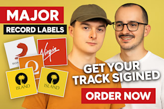 submit your music to major and indie record labels for signing