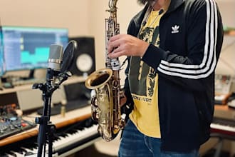 record a professional soprano or alto saxophone solo for your track