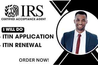 help you renew your itin or get your itin number as irs caa