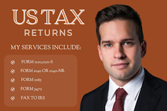 prepare and e file your 1040 or 1120 US tax return accurately and on time