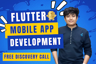 develop a high performance flutter mobile app with firebase and API integration