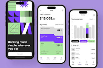 develop fintech app payment app crypto wallet app bank app loan app neobank app