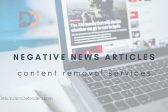 permanently remove mugshots, cases, news and delete negative links or reputation