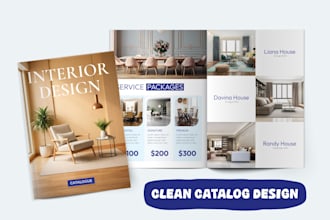 create product catalog design for you