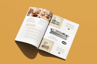 create product catalog design for you